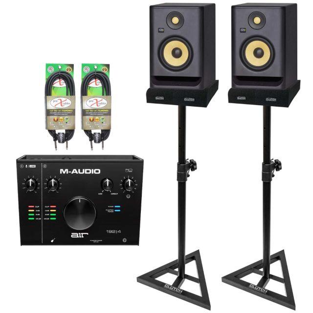 KRK ROKIT 5 Studio Monitors Overview and Audio Demo 
