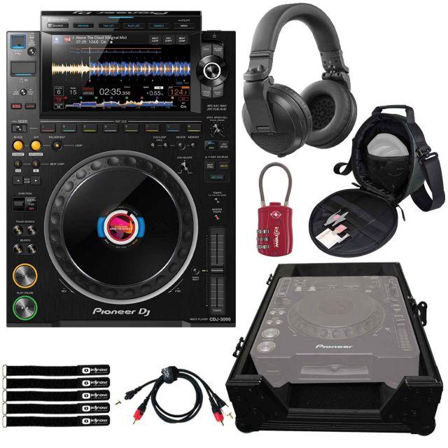 Pioneer DJ CDJ-3000 Multi Player with Black Case | IDJNOW