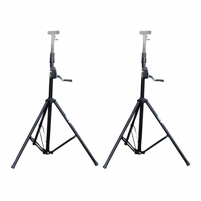 1Pc 19Ft Heavy Duty Tower Lifter Hand Crank Light Stand Stage