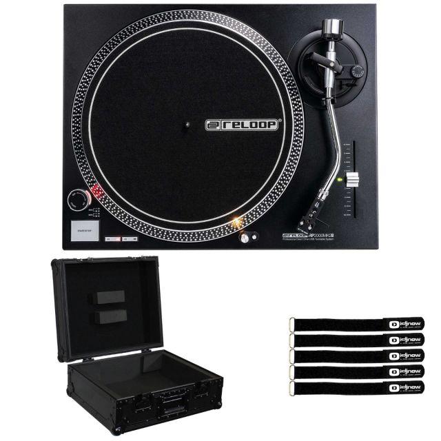 2x Pioneer DJ PLX-1000 Turntables with Black Cases
