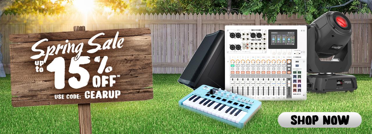 SPRING SALE - up to 15% OFF