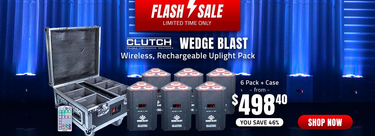 FLASH SALE - Clutch Wedge Blast 6 pack