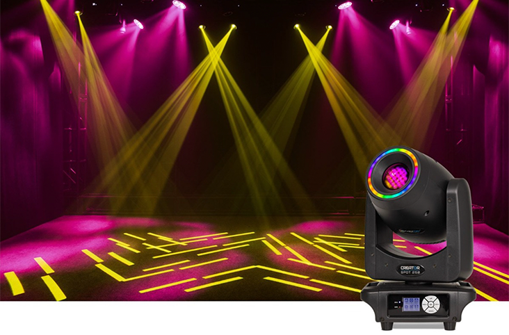ColorKey Spot 250 sharp gobo projection